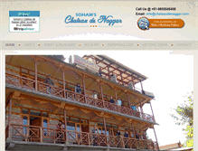 Tablet Screenshot of chateaudenaggar.com